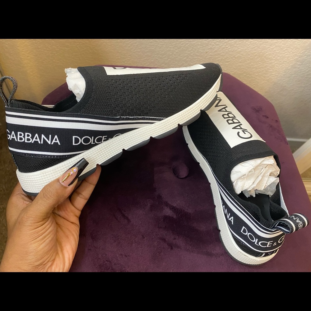 Authentic Dolce & Gabbana Kids Sorrento mesh sneakers